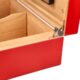 Humidor na doutníky Caseti Paris Red 36,8x27,7x13,6cm  (288000)