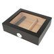 Humidor na doutníky Angelo Set 15D černý, 26x22x6,5cm  (920074)