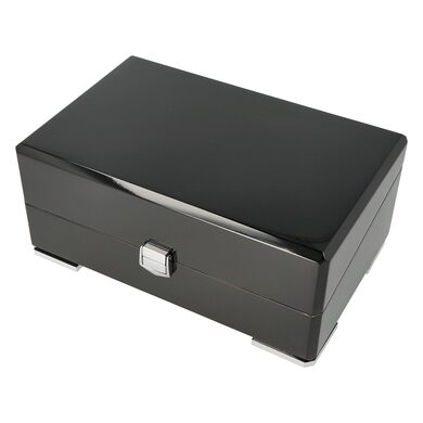 Humidor na doutníky Angelo Chest Black, 24x15x10cm  (920075)